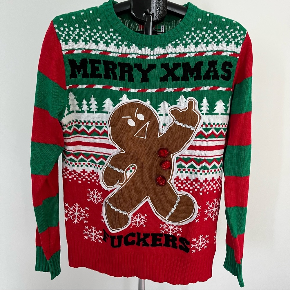 Christmas crew neck sweater
